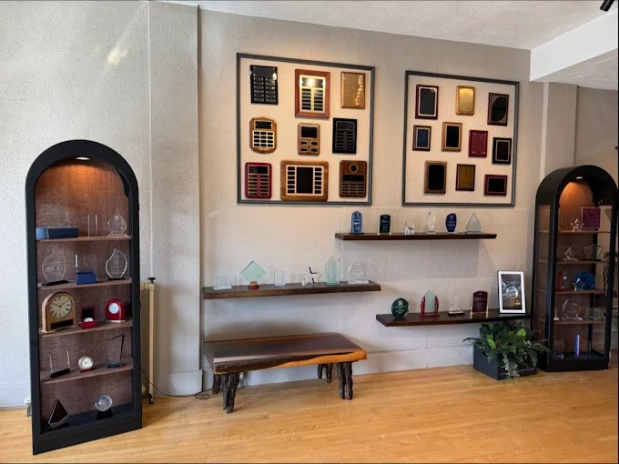 Awards & Engraving showroom